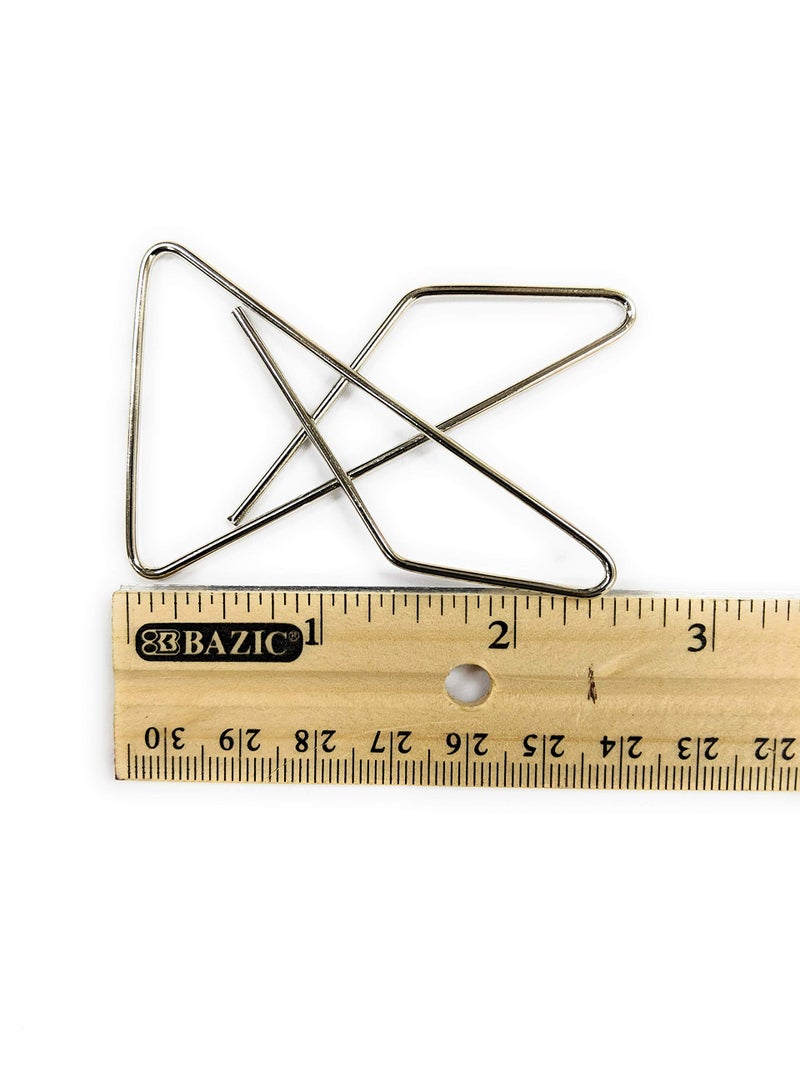 ACCO Brands ACCO Ideal Paper Clamp (Butterfly Clamp), Smooth Finish, No.1 Size (Large), 12/Box (A7072610) Pack of 2 - Image 3